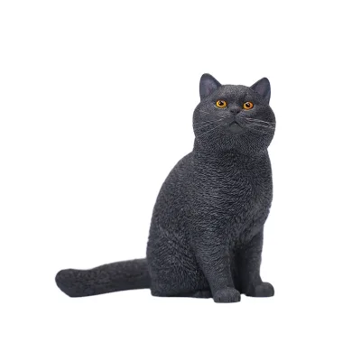 Black Bluce Resin cat Sculpture Resin Figurine