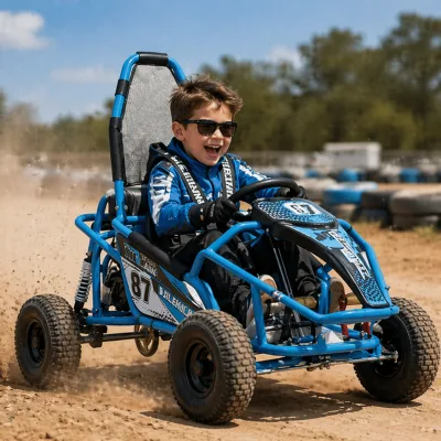 40km/h  New Racing Commercial Electric Off Road Go Kart for Kids Outdoor High Quality Off-road Karting Car