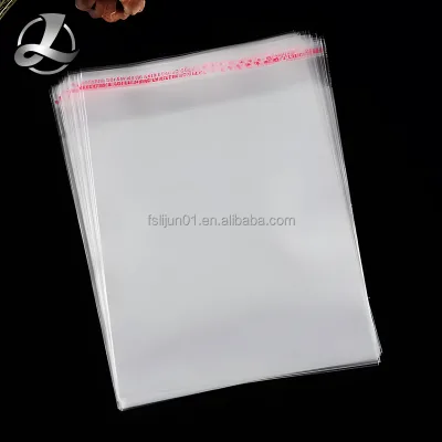 Self Sealing Cellophane Bag Small Clear Plastic Bags Reusable Self Adhesive OPP Bags
