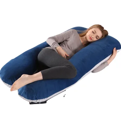 Pregnant U-shaped Pillow Waist Support Sofa Lounger Core Multi-functional Side Pillow Removable Washable Breastfeeding Pillow