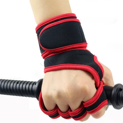 Hot Selling Fingerless Fitness Bodybuilding Gym Weight Lifting Gym Gloves Unisex for Women Men