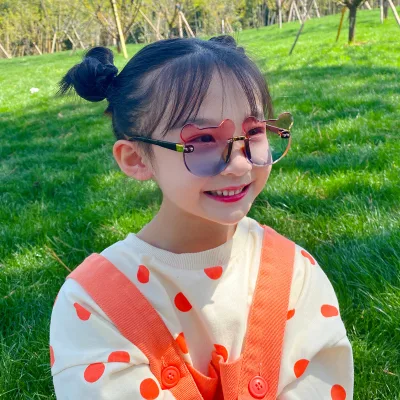 Trendy Baby Oversized Kids Luxury Boys Glasses Sunglasses Rimless Teddy Bear Sunglasses Little Girls Sunglasses Kids