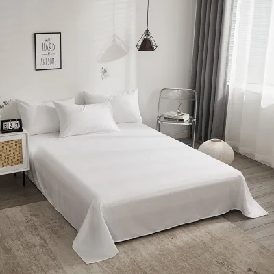 100 Percent Cotton 500 Thread Count Bed Sheets New Bedroom Massage Fluffy Bed Skirt Sheet Set Spa for Beds Full Size Cotton
