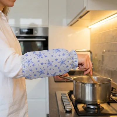 Effective Oil-proof and Washable Sleevelet Kitchen Female Cotton Oversleeve