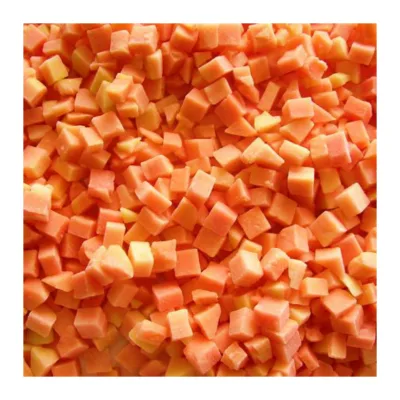 IQF Frozen Carrot Dices Premium Quality Frozen Vegetables