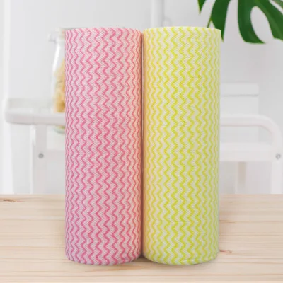 Microfiber Cloth Large Reusable Cleaning Towels Disposable Bamboo Polyester Absorbent Dry Wipes for Dishwashing Kitchen Free
