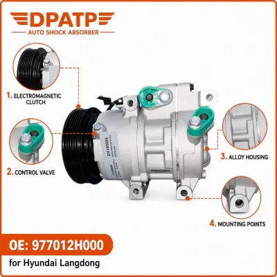 977012H000 977012H002 AC Compressor for Hyundai Langdong Elantra MD Avante 2011-2015 VS16E 6PK Air Conditioning Pump Compresor