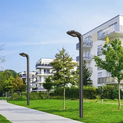 30W 40W 50W ultra Bright Garden Lamp Pole Factory Waterproof Die-casting Aluminum LED Pole Top Light
