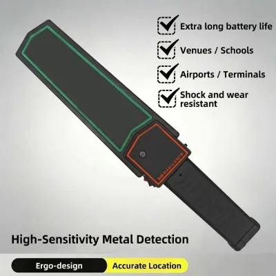 Security Metal Detector Wand Airport School Security Check Detector Body Scanner Security Wand