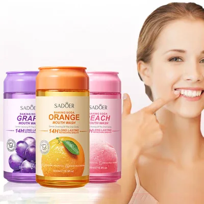 Y OEM SADOER Private Label Teeth Whitening Antibacterial Mint Mouth Wash Vitamin C Oral Care Moisturizing Smoothing Fluffy Oral
