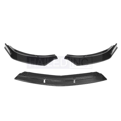 3PCS Car Front Bumper Splitter Lip Spoiler Diffuser Guard Protection Cover Trim for Mercedes for Benz CLA-Class W117 2016-2020