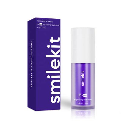 Teeth Effectively Remove Yellow Plaque Smoke Stain Dental Cleaning Fresh Breath Purple Teeth Whitening Toothpaste