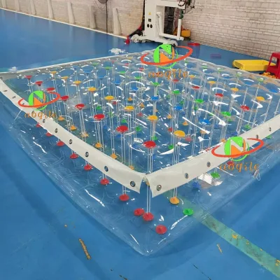 Customizable Transparent Inflatable Water Mattress and Water-based Inflatable Leisure Platform