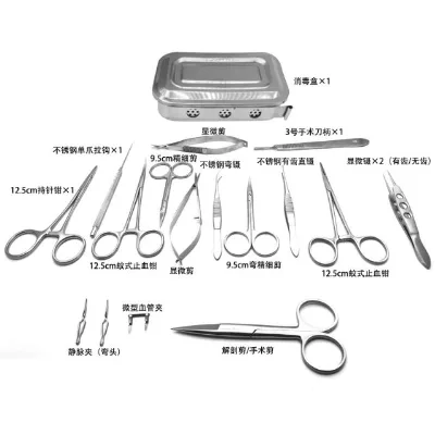 Basis of Surgical Instrument Set Stainless Steel Surgical Kits