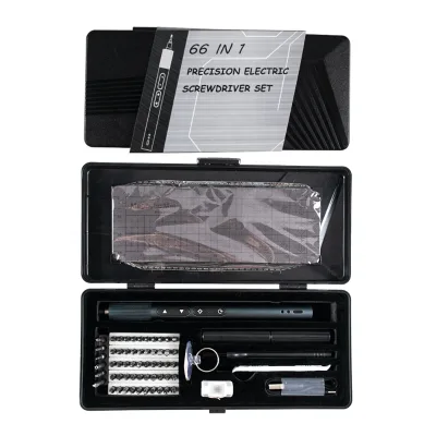66in1 Mini Electric Screwdriver Kit, Source Factory OEM, Logo Free Marking, Precision Cordless Pen for Electronics &DIY Projects