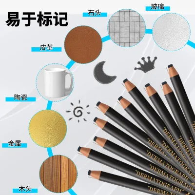 Mitsubishi 7600 Crayon Hand-Tearing Toilet Paper Industrial Crayons Colored String Pencils Oil-Based Pencils for Leather