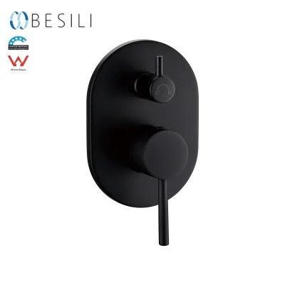Wall Mounted Bathtub Brass Watermark Shower Faucet Switch Deluxe Bathroom Embedded Hot and Cold Water Mixing Control Valve