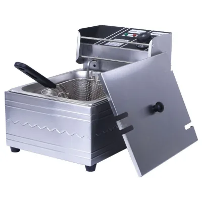Wholesale Top-quality Commercial Electric Fryers Pressure Single-pot Fryers Restaurant-grade Mini Donut and Tapioca Fryers