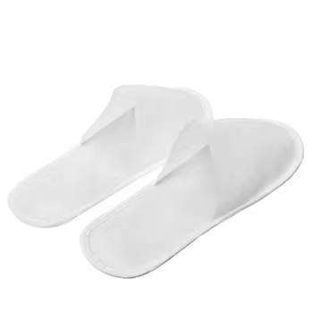 Real Factory Custom Logo White Black Hotel Slippers Plus Thick Eva Sole Anti-Slip Disposable Slippers for Hotel High Quality