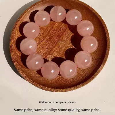 Wholesale Price Natural Rose Quartz Bracelet Crystal Loose Beads for Women Gifts Jewelry