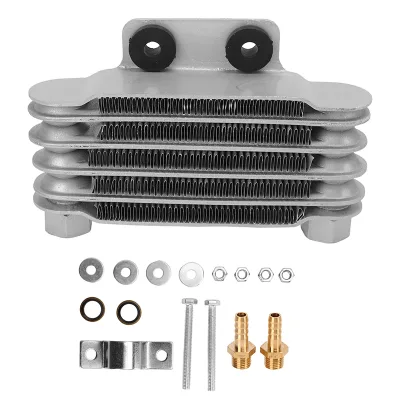 Aluminum Motorcycle Engine Oil Cooler Cooling Radiator for 150cc 250cc Motor Engine