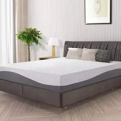 Luxury Plush Memory Foam Mattress Bamboo Cover-Breathable Eco-Friendly Design 10cm Thickness for Hotel Bedroom Use Premium Sleep