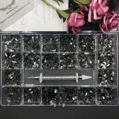 CY 3D Crystal Rhinestones Box Nail Crystal Jewelry DIY Nail Art Nail Decoration