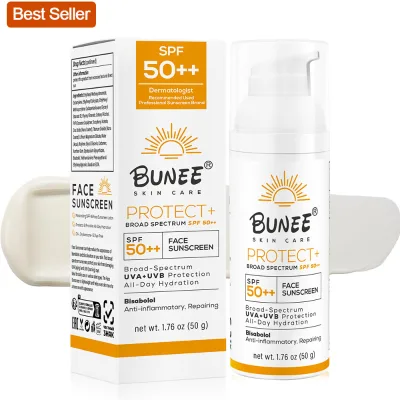 Private Label OEM SPF50+ Nicotinamide Sunscreen Korean Uv Resistant Lightweight Refreshing Hydrating Portable Travel Size 50g