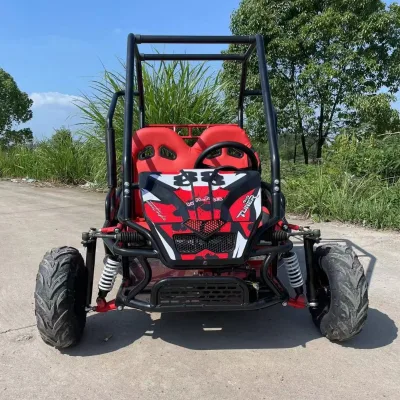 Novvia Model 023 48V Electric Parent-Child Double-Seat Go-Kart All-Terrain Beach Vehicle; Adults Can Ride for Venue Rental