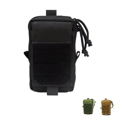 Wholesale Sports Waist Bags for Outdoor Use, Nylon Camouflage Molle Bags, Small Chest Bags, Tactical Outdoor Sports Waist Bags