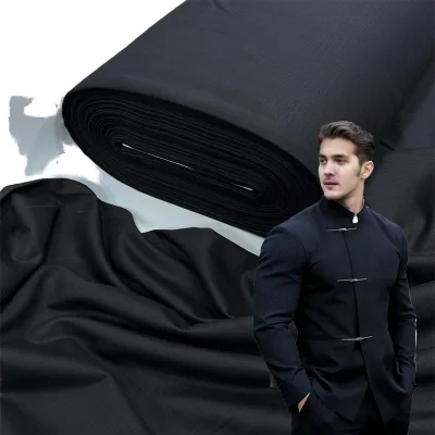 High Quality TR 4 Way Stretch Medium Weight 62% Polyester 34% Rayon Spandex Elastic Woven Twill Eco-Friendly Wrinkle Resistant