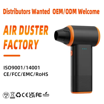 Handheld Electric Air Blower Vacuum 110000RPM Turbo Fan Strict QC with ISO9001 ISO14001 Certified Compress air Duser