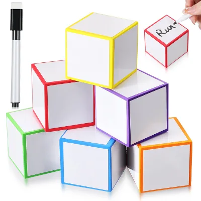 Wholesale Custom Cube Game Kids Graffiti-Building Blocks PU Custom EVA Foam Dices Dry Erase Dice Foam