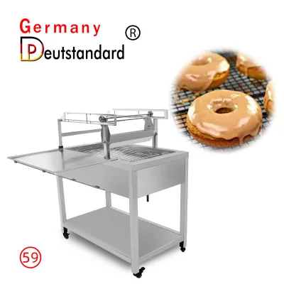 Factory Price Doughnut Glaze Prep Table Chocolate Sugar Glaze Donut Machine
