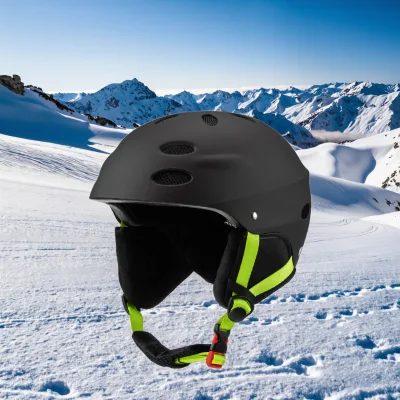 Stylish Dual Sport Ski Helmet for Men and Women Gradient Mint Blue with Breathable Ventilation for Winter Use