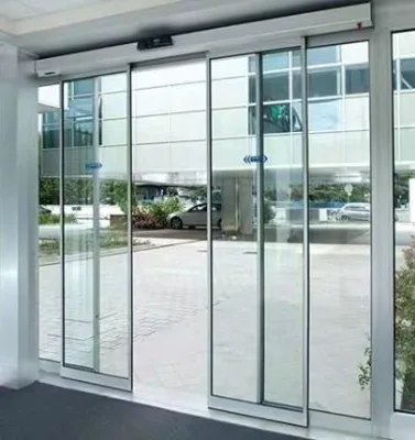Deda High Quality Factory Delivery Customized Sliding Automatic Sliding Glass Induction Escape Door