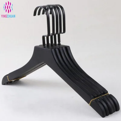 Quick Delivery Hanger Non-slip Customizable Sabitan Ng Amerikana Stable Closet Accessories Wooden Hangers for Clothing Store