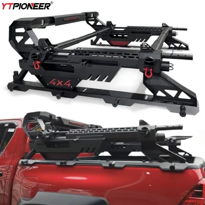 Pickup Accessories Width Adjustable Universal Overland Sports Bar Truck Roll Bar for 2014 2015 Toyota Hilux N70 Vigo