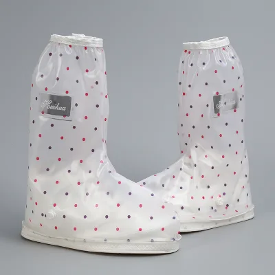High Quality Fashion Transparent Overshoe for Men and Women Non-slip Rain Boots Cover Waterproof Shoe case