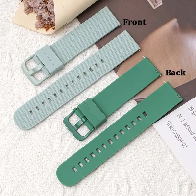 New Arrival High End 20mm Soft Silicone Wrist Watch Bands Belts Quick Release Rubber Watch Strap for Moonswatch