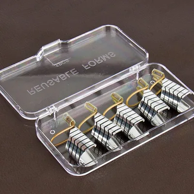 Golden and Silver Nail Forms Reusable Nail Form with Good Quality
