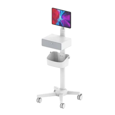 Hot-hospital Use Bedside Mobile Medical Tablet Cart