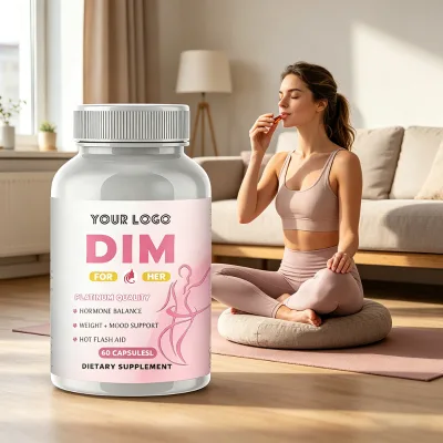Premium Quality Hormone Balance Women Dim Supplement Diindolymethane Capsules for Hot Flash Mood Supports