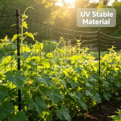 Super Durable Top Sourcing Stretch Resistant Anti Rot Width 3m Virgin Pe Plant Support Net for Ivy Longer Life Kenya