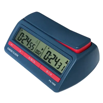 Plastic Chess Clock for Chinese/International Chess Go Competition with Slip-Resistant Pause Timer