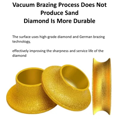 Diamond Resin Bonded Vacuum Brazed Cutt off Wheel Abrasive Profile Deburring Aluminum