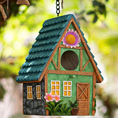 Outside Hanging Birdhouses Outdoors Blue Bird Houses for Bird Lovers