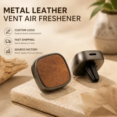 OEM ODM Metal Car Scent Diffuser Clip Passive Aroma Dispenser Long-Lasting Fragrance for Auto Vent
