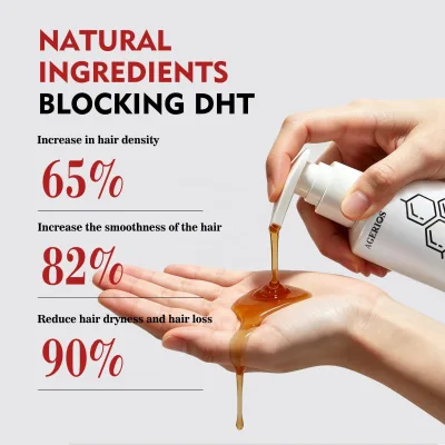 Private Label DHT Blocker Formula Hair Density Shampoo for Thinning Hair Visible Hair Density in 30 Days Men Women