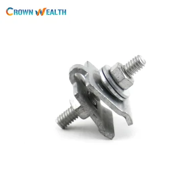 Galvanized Steel Telco Telecommunication Tension Cable Span E Type Lashing Wire Clamp